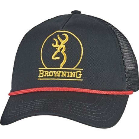 Browning Corded Trucker Hat (For Men) - PARAMOUNT BLACK (O/S )