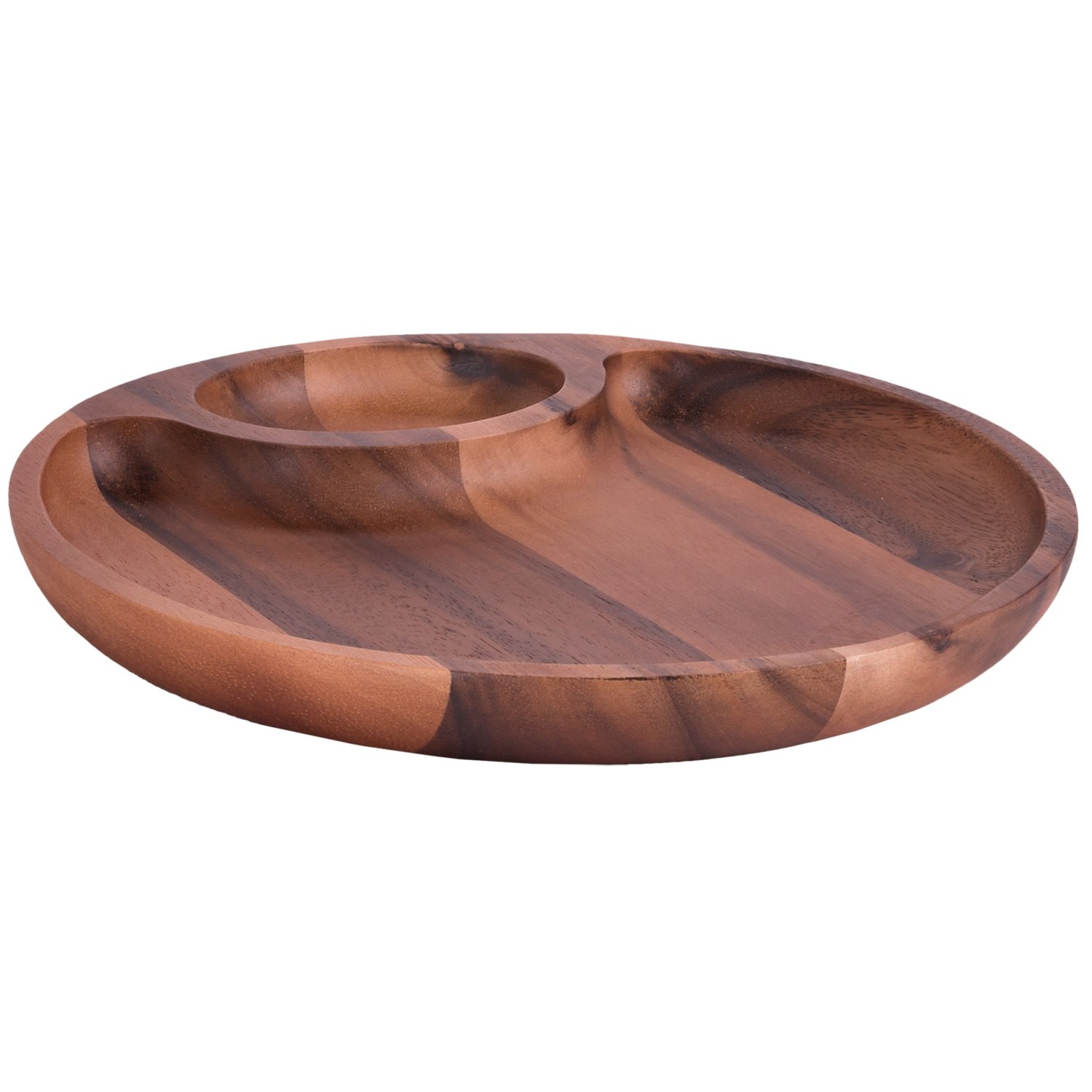 Core Bamboo Acacia Wood Chip and Dip Serving Platter 9499C Save 71