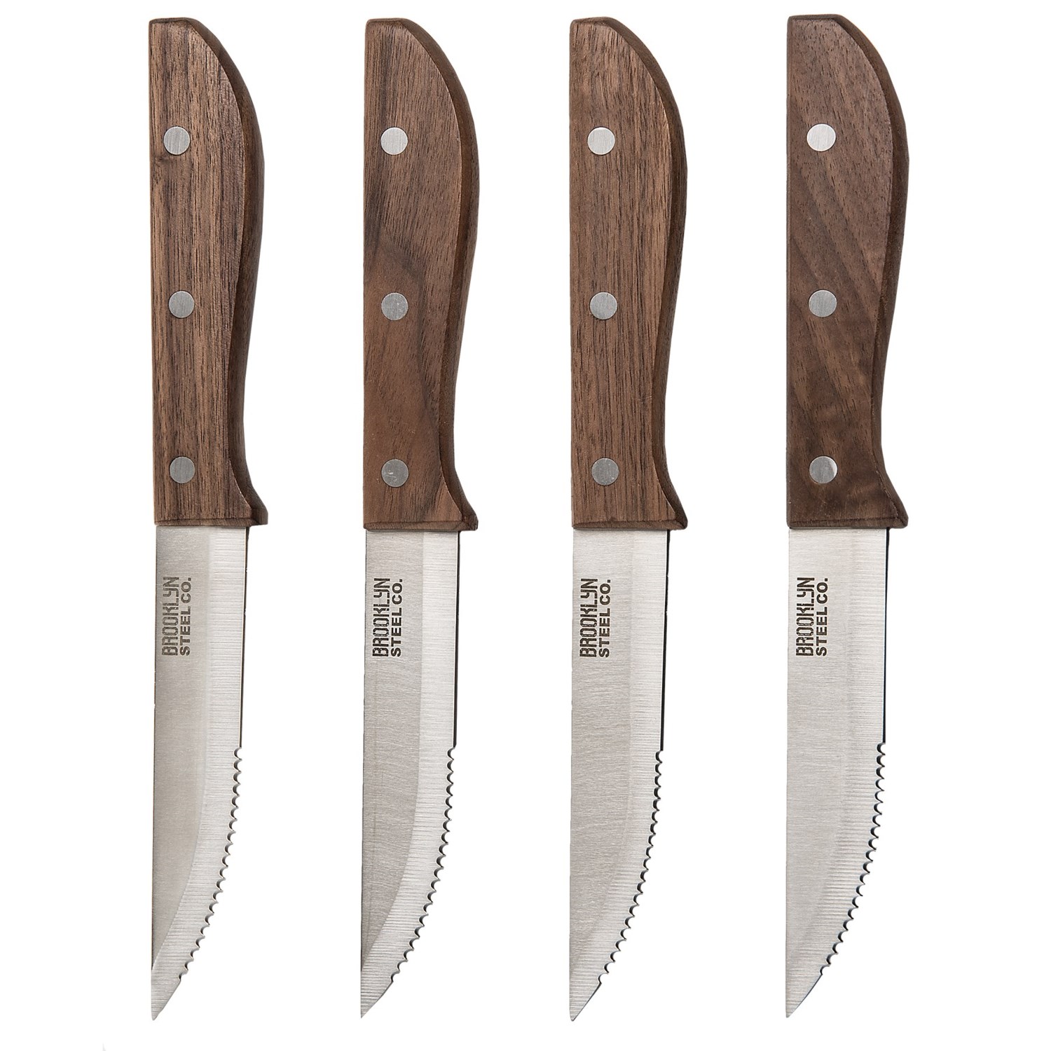 Core Bamboo Brooklyn Steel Co. Jumbo Steak Knife Set 4Piece Save 69