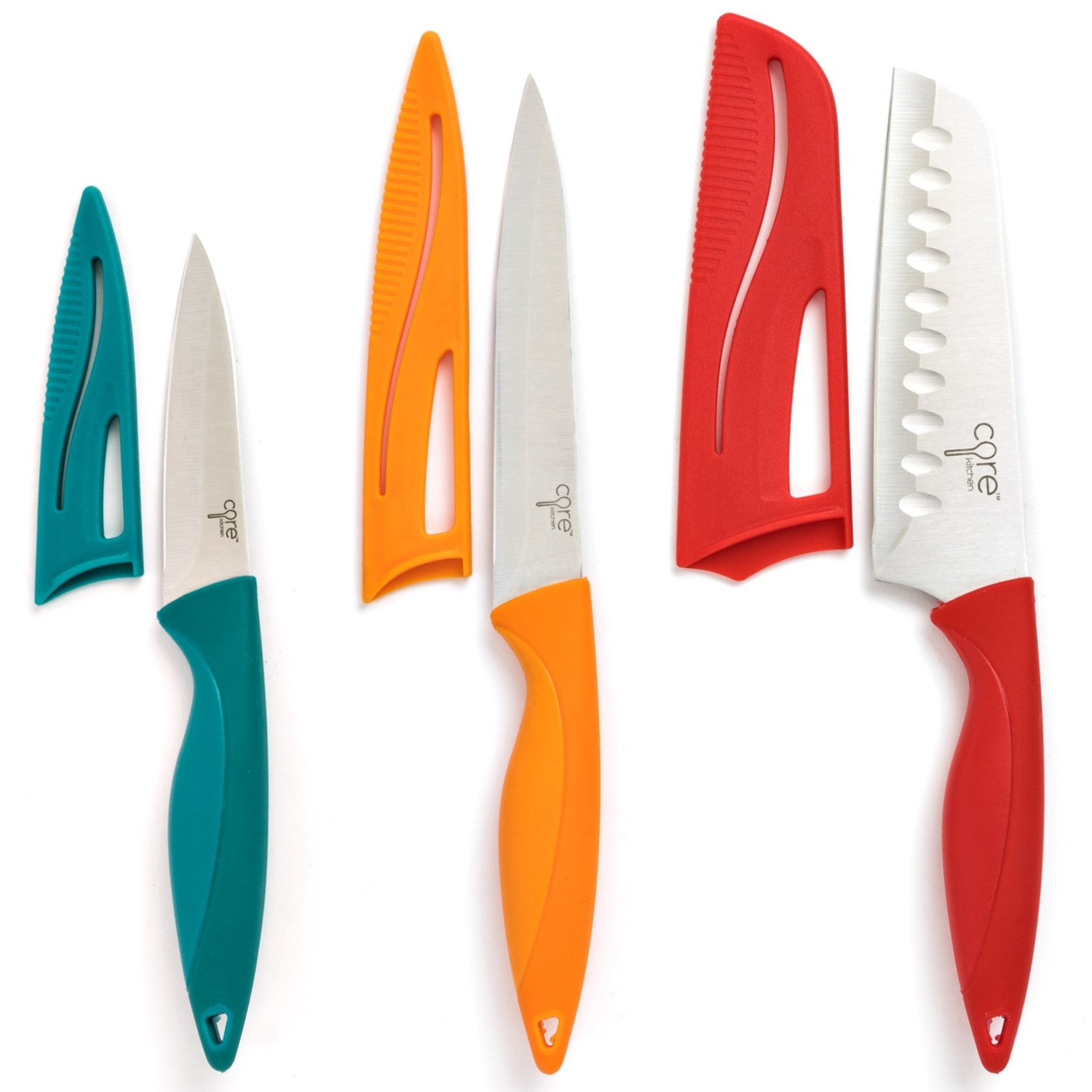 Core Bamboo Perfect Precision Variety Knife Set 6Piece, Stainless Steel Save 50