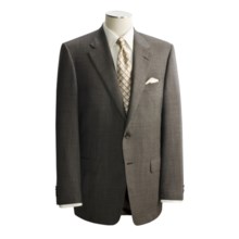 Corneliani Nailhead Suit - Wool (For Men) in Black/Taupe - Closeouts