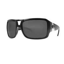 Costa Del Mar Lago Sunglasses - Polarized CR-39® Lenses in Black/Grey Cr-39 - Closeouts