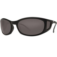 Costa Del Mar Pescador Sunglasses - Polarized CR-39® Lenses in Black/Grey Cr-39 - Closeouts