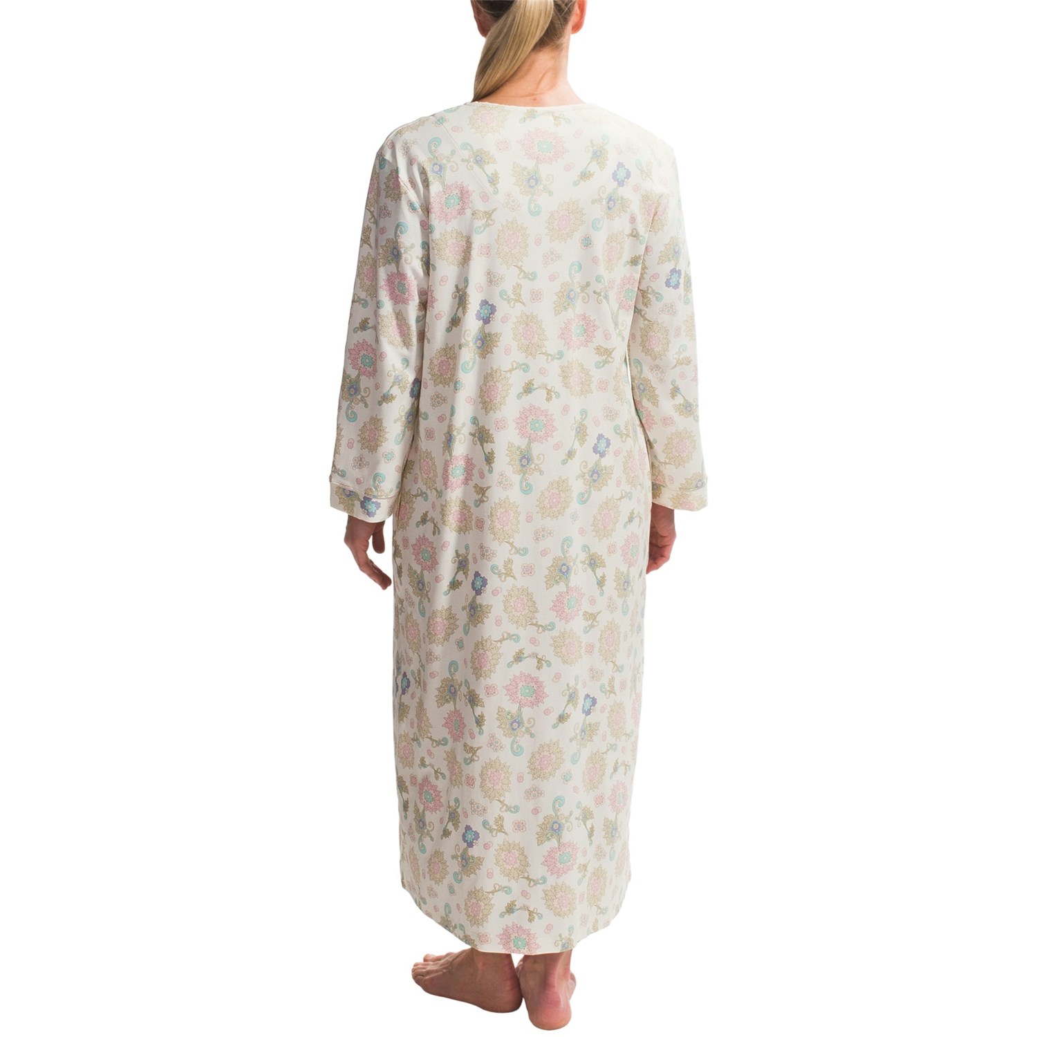 Cotn Collection Long Pima Cotton Robe (For Women) 9190Y Save 61