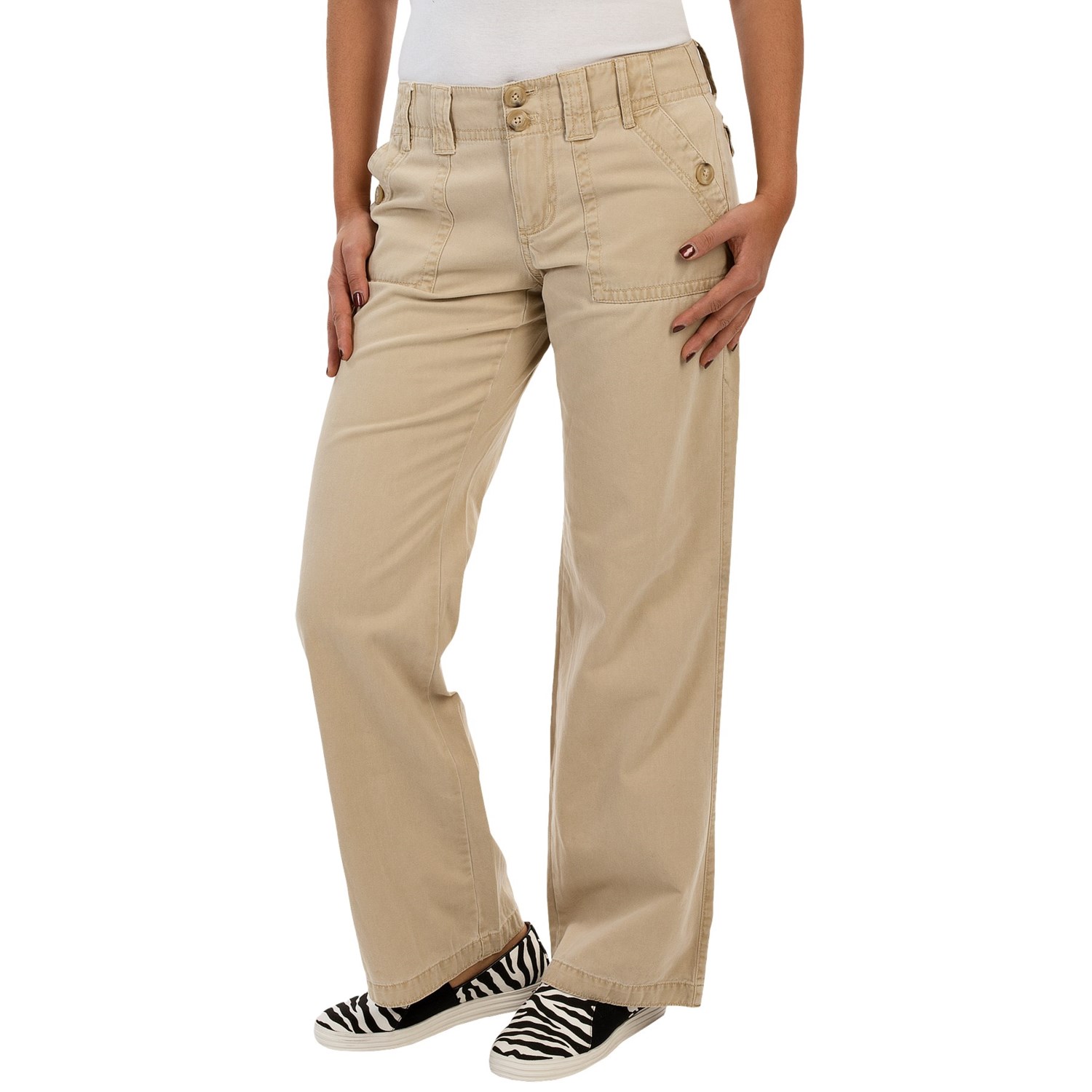 beige cargo women