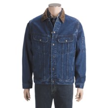 Cotton Denim Work Jacket - Zip-Off Sleeves (For Men) in Denim - 2nds