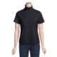 Cotton Knit Mock Neck - Short Sleeve (For Women)
