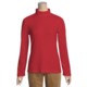 Cotton Mock Turtleneck - Long Sleeve (For Women)