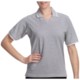 Cotton Pique Tipped Polo Shirt - Short Sleeve (For Women)