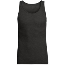 Cotton Ribbed Tank Tops - 3-Pack (For Men) in Black - Closeouts