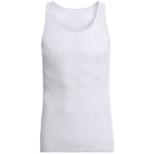 Cotton Ribbed Tank Tops - 3-Pack (For Men) in White - Closeouts