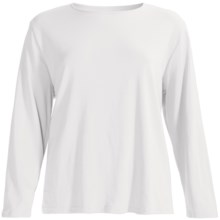 Cotton Shirt - Long Sleeve (For Plus Size Women) in White - 2nds