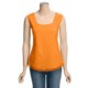 Cotton Tank Top - Lace Trim (For Women)