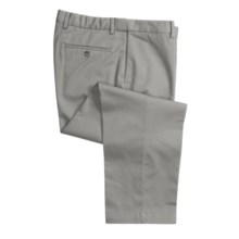 Cotton Twill Pants - Flat Front (For Men) in Grey - 2nds