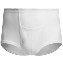 Cotton Underwear Briefs - 2-Pack (For Big Men) in White - 2nds