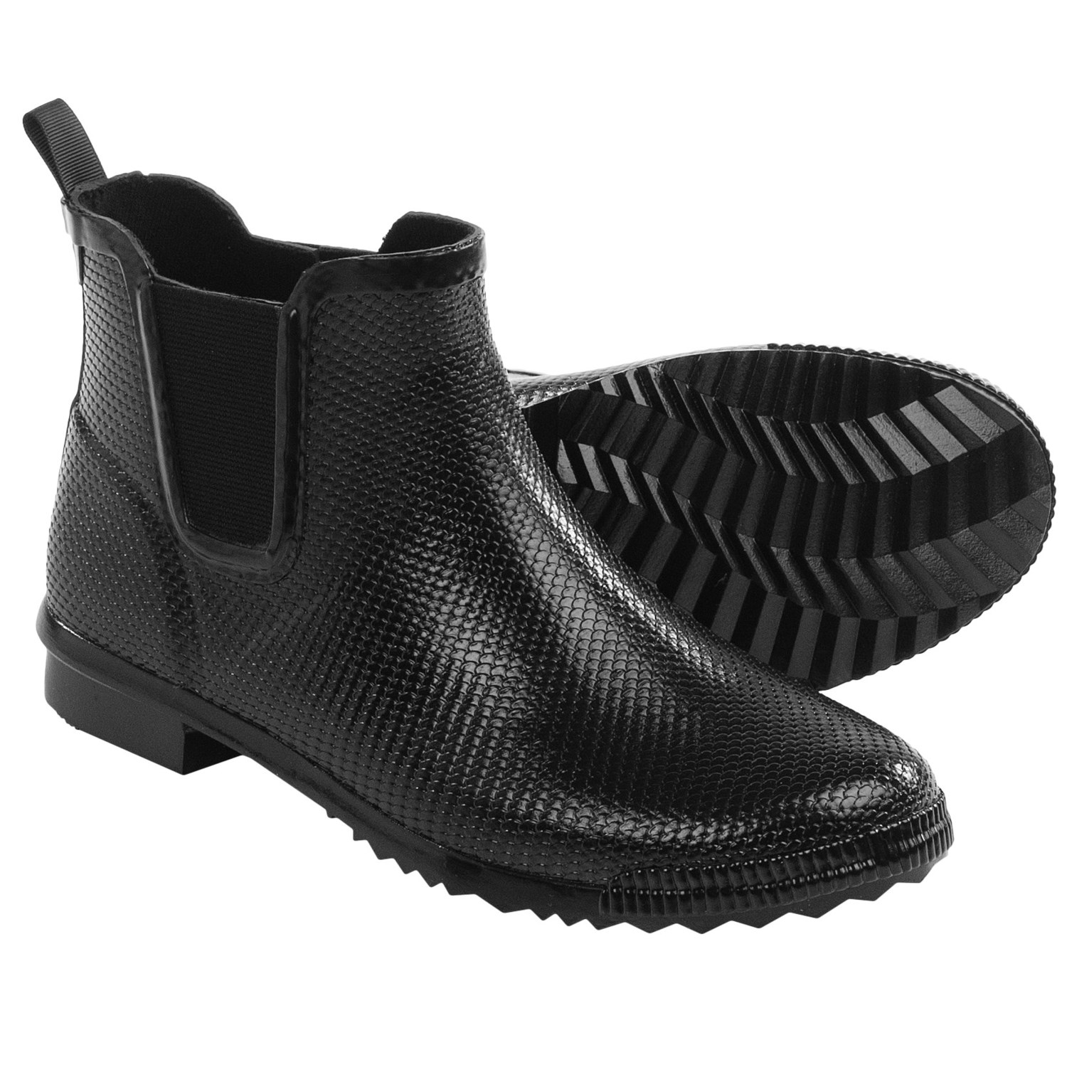 Cougar Regent Rain Boots Waterproof Rubber (For Women) in Black Snake