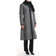 Country Fashion by Venario Alma Coat - Boiled Wool (For Women) in Grey/Charcoal - Closeouts