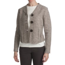 Country Fashion by Venario Boiled Wool Jacket (For Women) in Natural - Closeouts