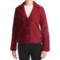 Country Fashion by Venario Classic Cut Jacket - Boiled Wool (For Women) in Red