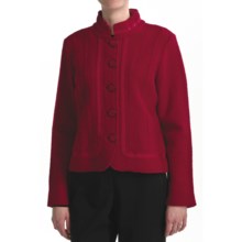Country Fashion by Venario Euro-Styled Boiled Wool Jacket (For Women) in Red - Closeouts