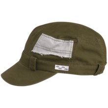 Cov-Ver Elastic Back Military Cap - Cotton (For Men and Women) in Olive - Closeouts