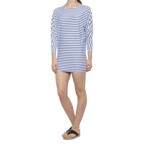 Cabana Life Coverluxe Dolman Cover-Up - UPF 50+, 3/4 Sleeve (For Women) - NAVY (M )