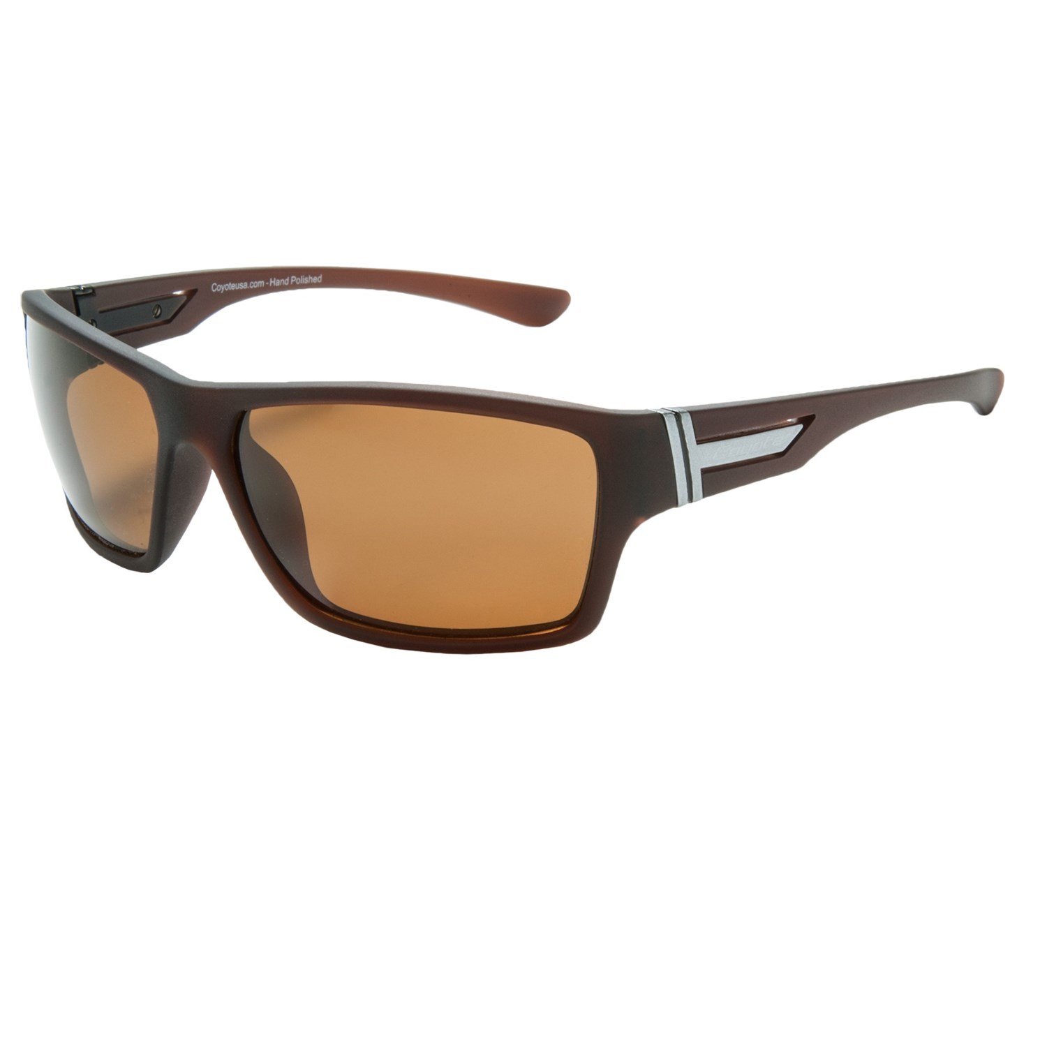 Coyote Eyewear Key West Sunglasses Polarized in Tortise/Brown