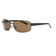 Coyote Eyewear PZG-01 Sunglasses - Polarized, Glass Lenses in Dark Brown/B-15 - Closeouts
