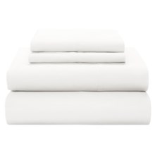 Coyuchi 200 TC Percale Pillowcases - King, Organic Cotton in White - Closeouts