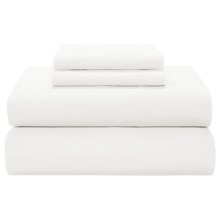 Coyuchi 220 TC Percale Flat Sheet - Twin-Twin XL, Organic Cotton in White - Closeouts
