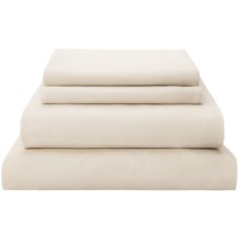 Coyuchi 220 TC Percale Sheet Set - Queen, Organic Cotton in Ivory - Closeouts