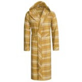Coyuchi Cloud Robe - Brushed Flannel, Hooded, Long Sleeve (For Men and Women)