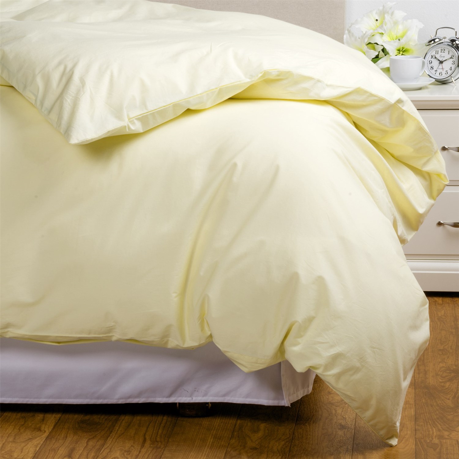 Coyuchi Coastal Organic Cotton Percale Duvet Cover FullQueen, 220 TC