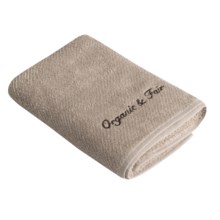 Coyuchi Organic and Fair Hand Towel Set - 2 Piece, 550gsm in Taupe - Closeouts