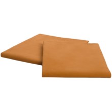 Coyuchi Percale Envelope Pillowcases- Standard, 220 TC Organic Cotton in Ochre - Closeouts