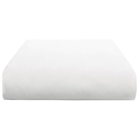Coyuchi Percale Fitted Sheet Queen, 300 TC, Organic Cotton