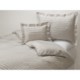 Coyuchi Pleated Sateen Pillow Sham - Boudoir, 300 TC