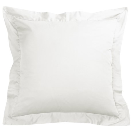Coyuchi Sateen Pillow Sham Euro 300 TC Organic Cotton