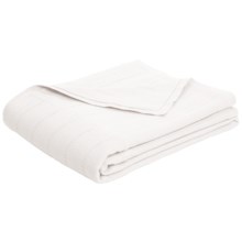 Coyuchi Willow Weave Throw Blanket - Organic Cotton in White - Closeouts