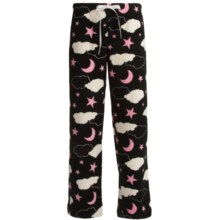 Cozy Fleece Lounge Pants (For Women) in Black Clouds - 2nds