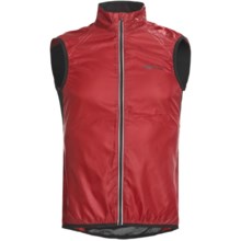Craft of Sweden High-Performance Bike Light Cycling Vest (For Men) in Bright Red/Black - Closeouts