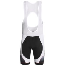 Craft of Sweden High-Performance Bike Tour Bib Shorts (For Men) in Black/White/Red - Closeouts