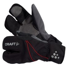 Craft of Sweden Thermal Split Finger Gloves - Removable Liner, Insulated (For Men and Women) in Black - Closeouts