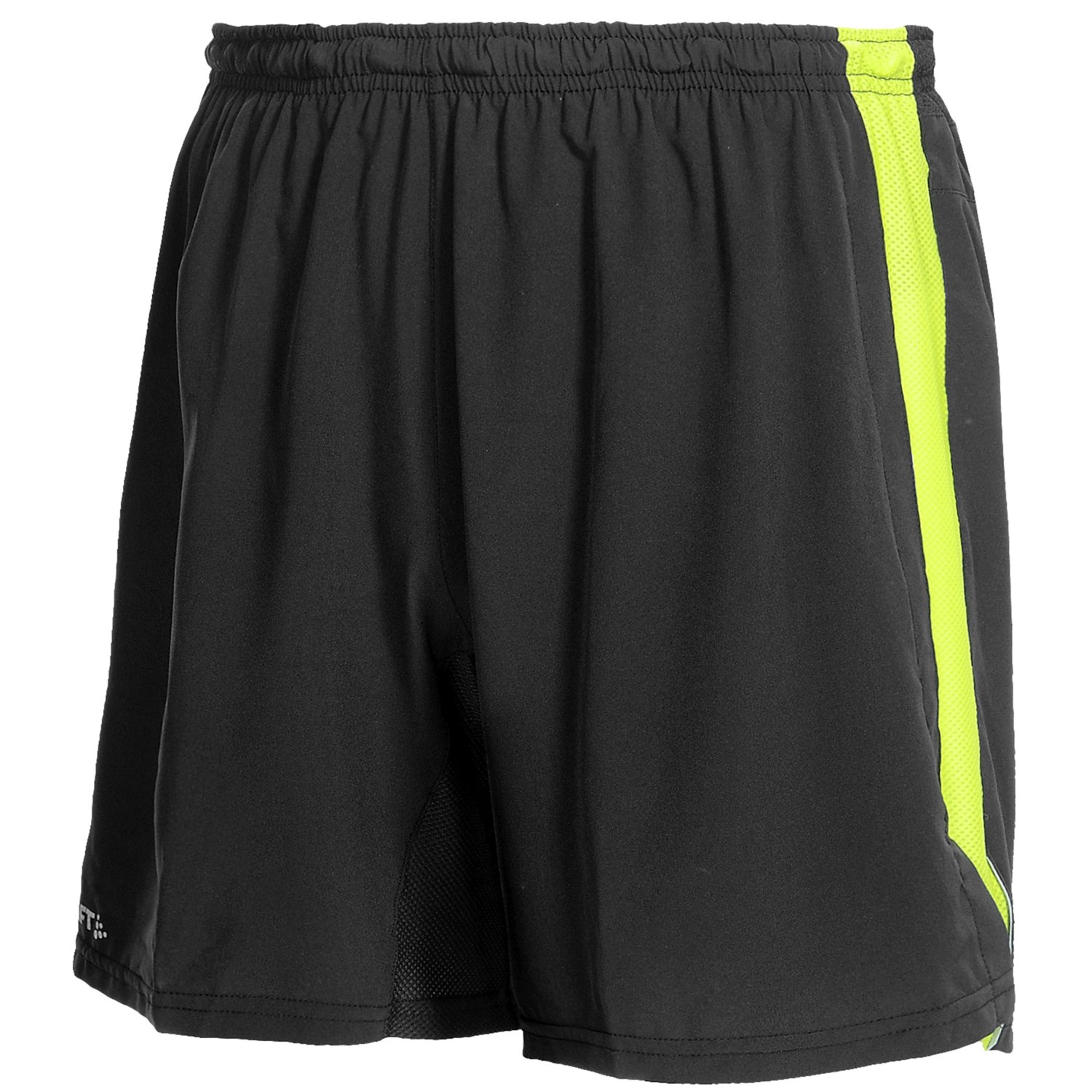 Craft Sportsware Run Shorts (For Men) in Black/Scream