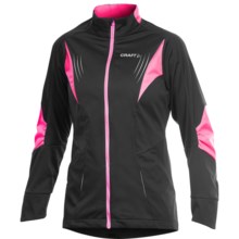 Craft Sportswear High-Performance Cross-Country Jacket (For Women) in Black/Metro - Closeouts