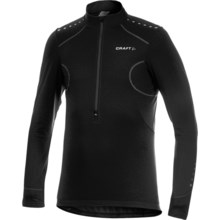 Craft Sportswear High-Performance Cycling Jersey - Zip Neck, Long Sleeve (For Men) in Black - Closeouts