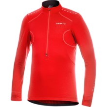 Craft Sportswear High-Performance Cycling Jersey - Zip Neck, Long Sleeve (For Men) in Bright Red - Closeouts