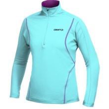 Craft Sportswear High-Performance Lightweight Stretch Pullover - Zip Neck, Long Sleeve (For Women) in Icicle - Closeouts