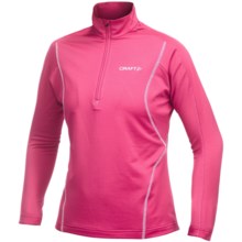 Craft Sportswear High-Performance Lightweight Stretch Pullover - Zip Neck, Long Sleeve (For Women) in Metro - Closeouts