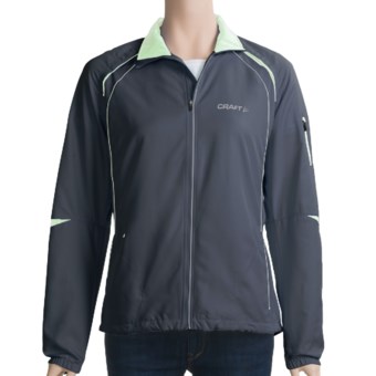 Craft Sportswear High-Performance Run Jacket (For Women) in Pipeline
